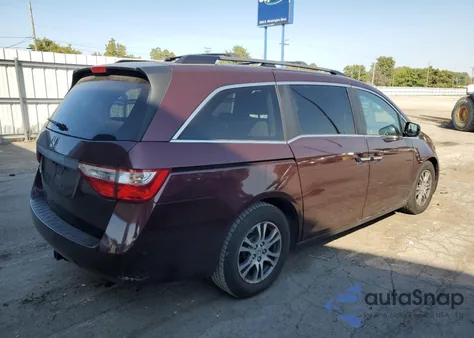 2012 Honda Odyssey Ex z USA, uszkodzony, nr VIN 5FNRL5H43CB093511